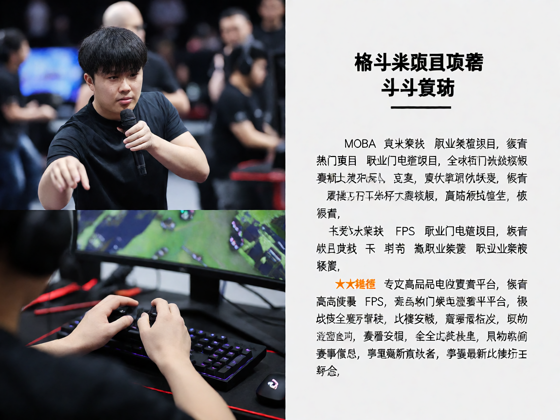 格斗类电竞项目比赛画面
